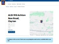 Website Screenshot ALDI