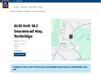 Website Screenshot ALDI