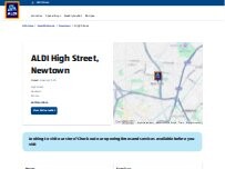 Website Screenshot ALDI