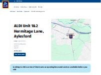 Website Screenshot ALDI