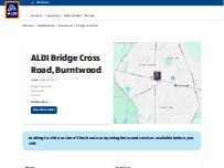 Website Screenshot ALDI