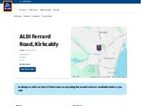 Website Screenshot ALDI