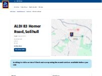Website Screenshot ALDI