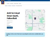Website Screenshot ALDI