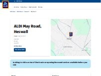 Website Screenshot ALDI