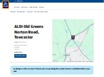 Website Screenshot ALDI