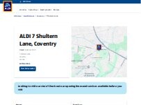 Website Screenshot ALDI