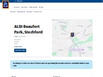Website Screenshot ALDI
