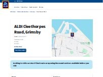 Website Screenshot ALDI