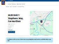 Website Screenshot ALDI