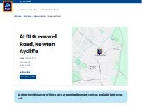 Website Screenshot ALDI