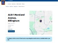 Website Screenshot ALDI