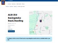 Website Screenshot ALDI