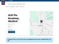 Website Screenshot ALDI