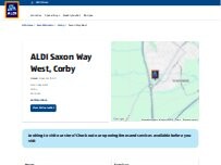 Website Screenshot ALDI