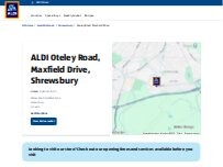 Website Screenshot ALDI