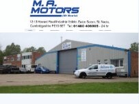 Website Screenshot M A Motors (St Neots)