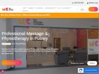 Website Screenshot The Massage Company