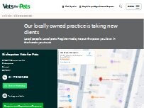 Website Screenshot Vets4Pets - Bishopston