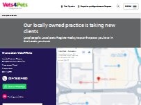 Website Screenshot Vets4Pets - Nuneaton