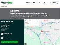 Website Screenshot Vets for Pets - Apsley