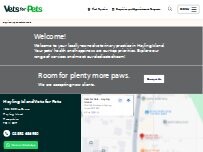 Website Screenshot Vets for Pets - Hayling Island