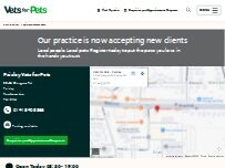 Website Screenshot Vets for Pets - Paisley