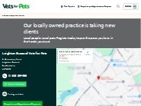 Website Screenshot Vets for Pets Leighton Buzzard