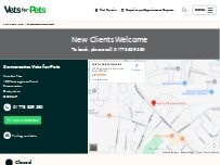 Website Screenshot Vets for Pets Somercotes