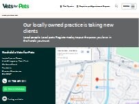 Website Screenshot Vets for Pets - Rochdale