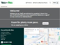 Website Screenshot Vets for Pets - Havant