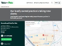 Website Screenshot Vets for Pets - Drumchapel