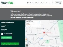 Website Screenshot Vets for Pets Oadby