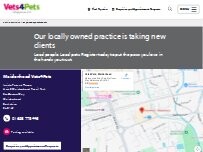 Website Screenshot Vets4Pets - Maidenhead