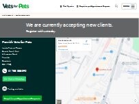 Website Screenshot Vets4Pets Penrith