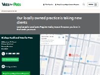 Website Screenshot Vets for Pets - Bishop Auckland