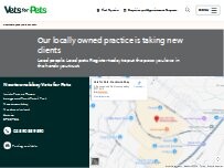 Website Screenshot Vets for Pets - Newtownabbey