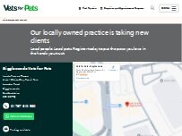 Website Screenshot Vets for Pets - Biggleswade