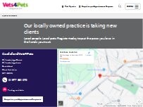 Website Screenshot Vets4Pets - Castleford