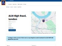 Website Screenshot ALDI