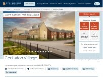 Website Screenshot David Wilson Homes - Centurion Village