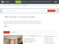 Website Screenshot Barratt Homes - Fradley Manor