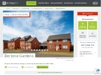 Website Screenshot Barratt Homes - Bertone Gardens