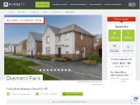 Website Screenshot Barratt Homes - Okement Park