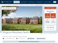 Website Screenshot David Wilson Homes - Wigston Meadows North