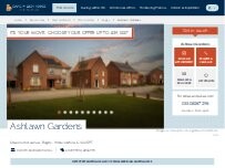 Website Screenshot David Wilson Homes - Ashlawn Gardens
