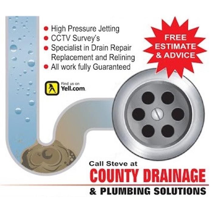 County Drainage & Plumbing Solutions Logo