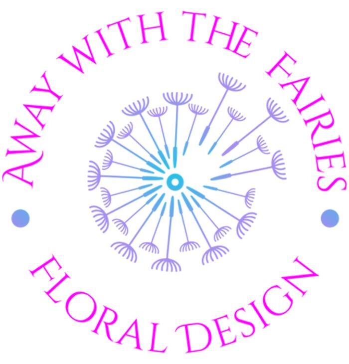 AWAY WITH THE FAIRIES FLORAL DESIGN Logo