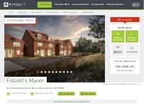 Website Screenshot Barratt Homes - Folliott's Manor