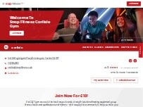 Website Screenshot Snap Fitness Carlisle
